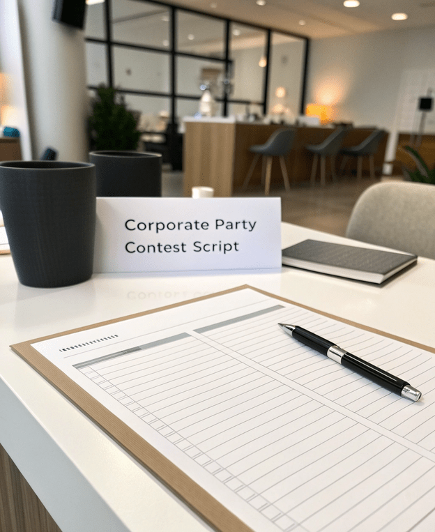 Corporate Party Contest Script