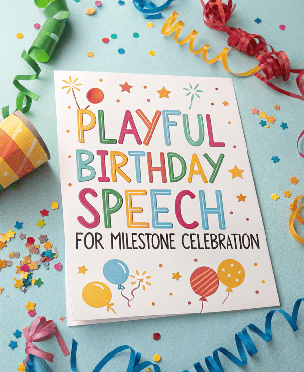 Playful Birthday Speech for Milestone Celebration