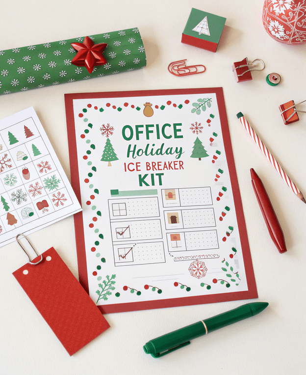 Office Holiday Ice Breaker Kit