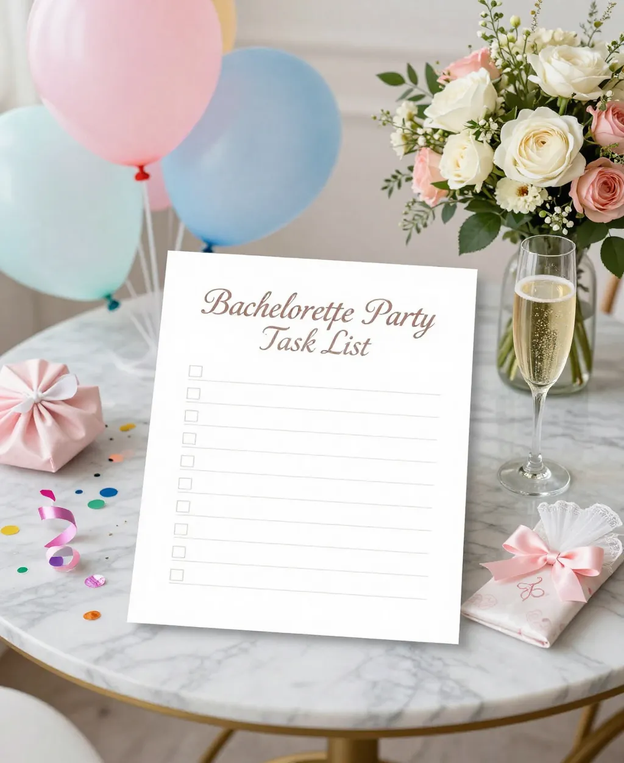 Bachelorette Party Task List