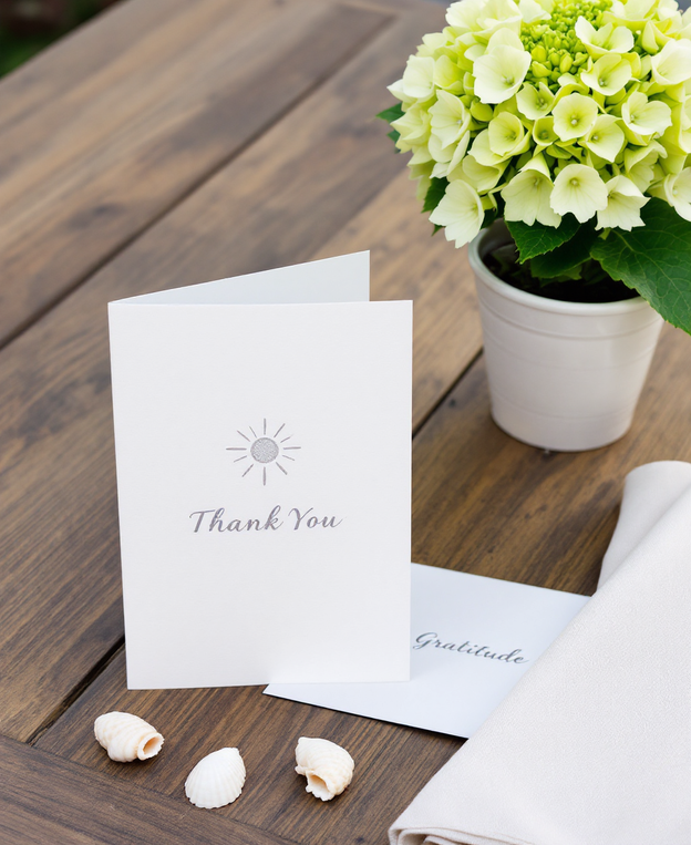 Summer Celebration Thank You Card