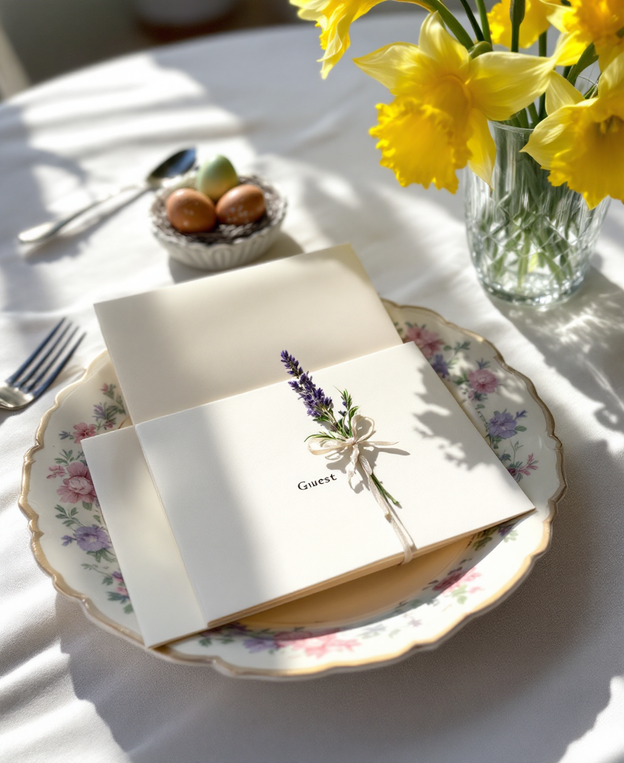Easter Brunch Guest Cards