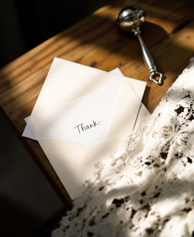 Baby Shower Gratitude Card