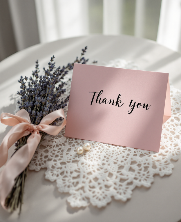 Bridal Shower Appreciation Card