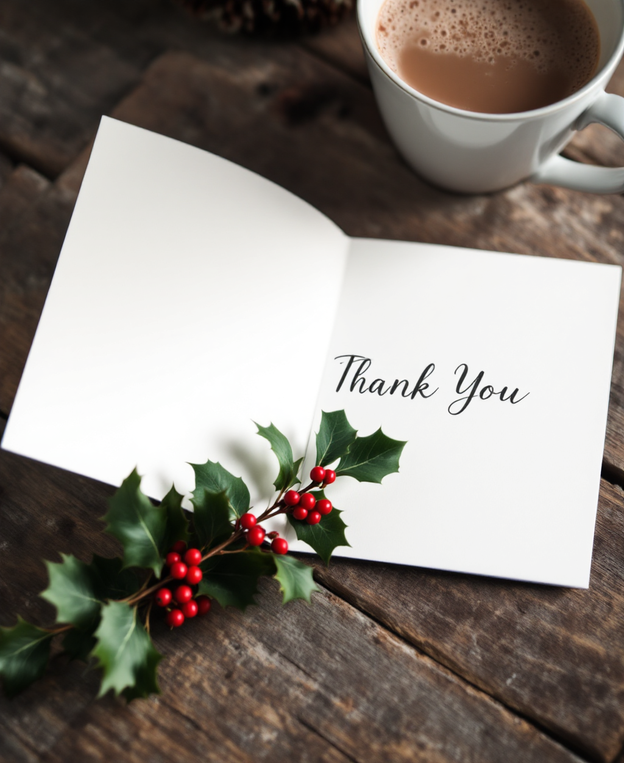 Christmas Thank You Card