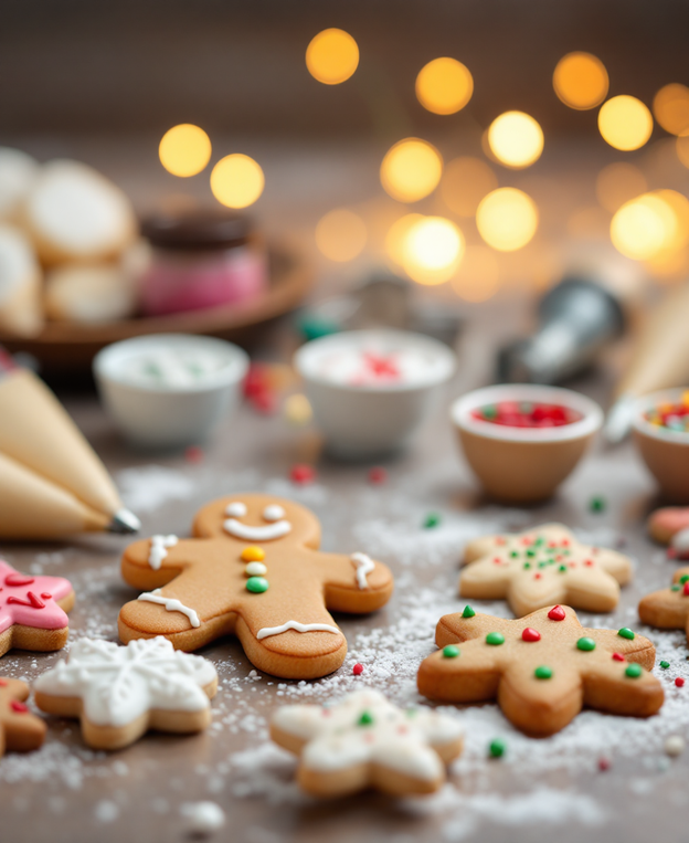 Christmas Cookie Decorating Poster