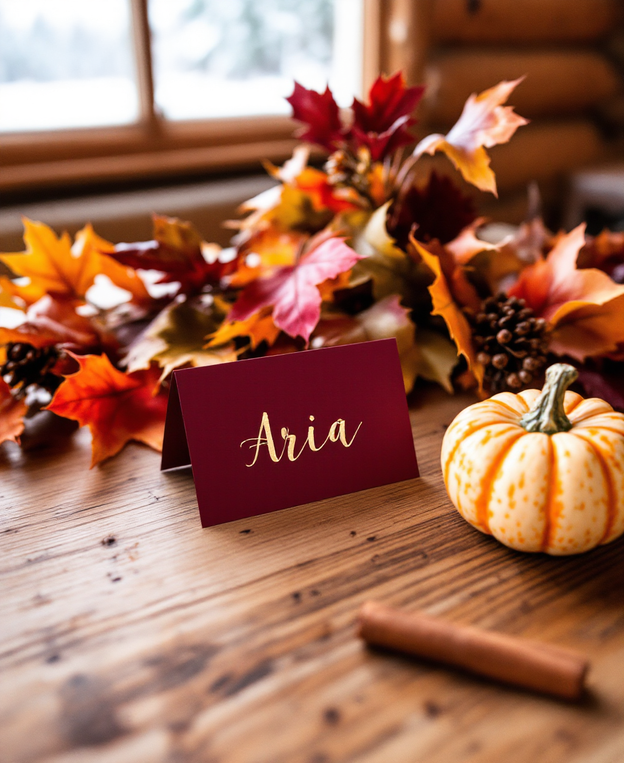 Autumn Harvest Guest Cards