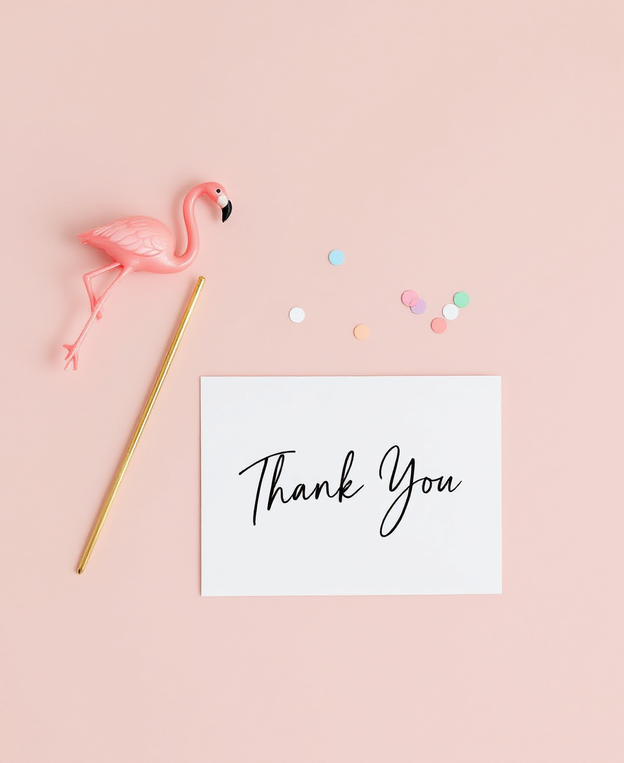 Bachelorette Party Thank You Card