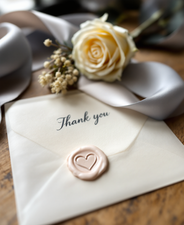 Elegant Wedding Thank You Card