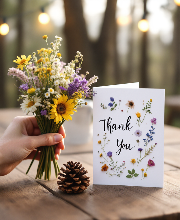 Summer Camp Thank You Card