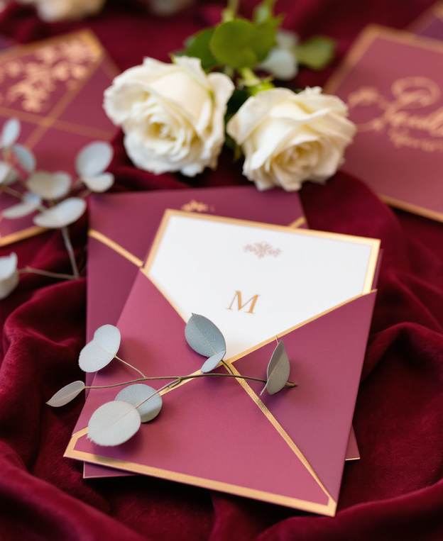 Wedding Anniversary Elegant Cards