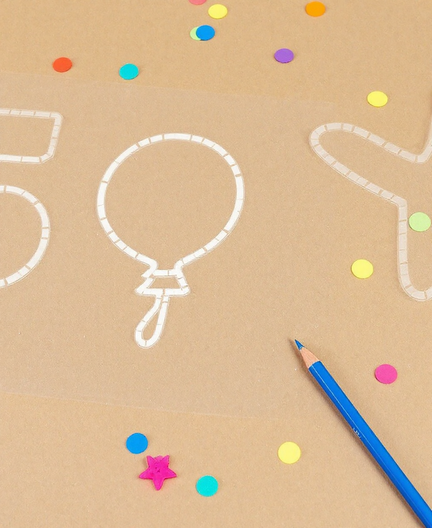 Birthday Party Decoration Stencils