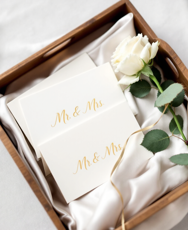 Elegant Gold Accent Cards