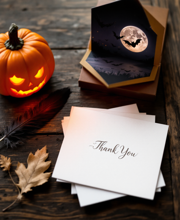Halloween Spooky Thank You Card