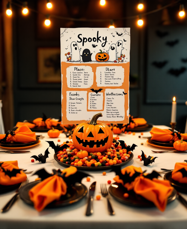 Cheerful Welcome Home Seating Chart Design