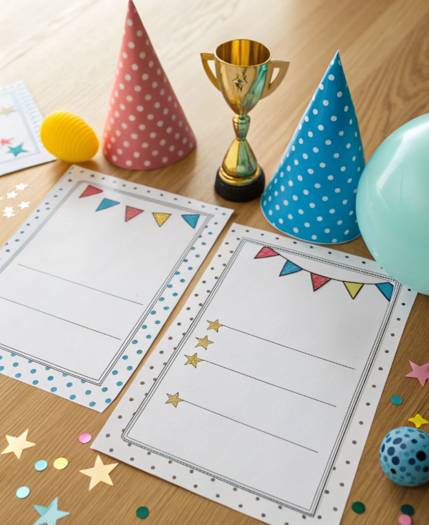 Birthday Game Night Awards