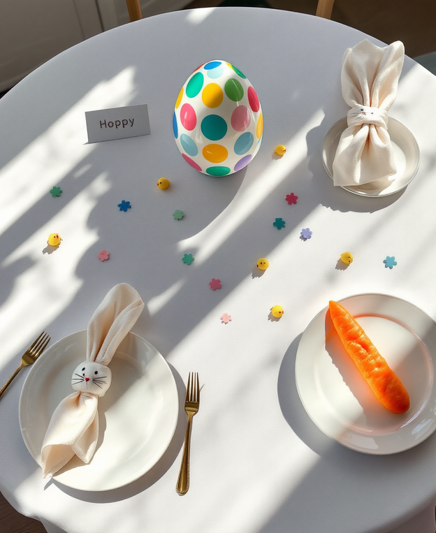 Delightful Easter Brunch Seating Chart Design