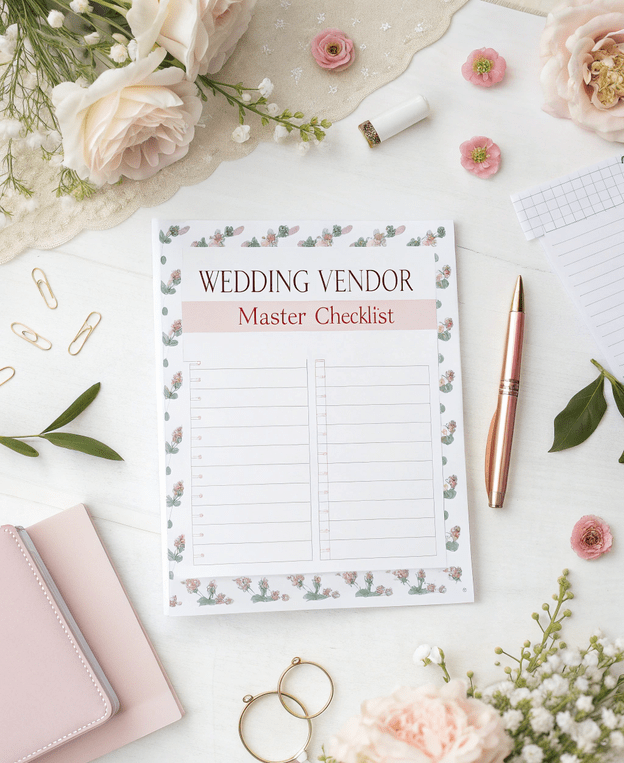 Wedding Vendor Master Checklist